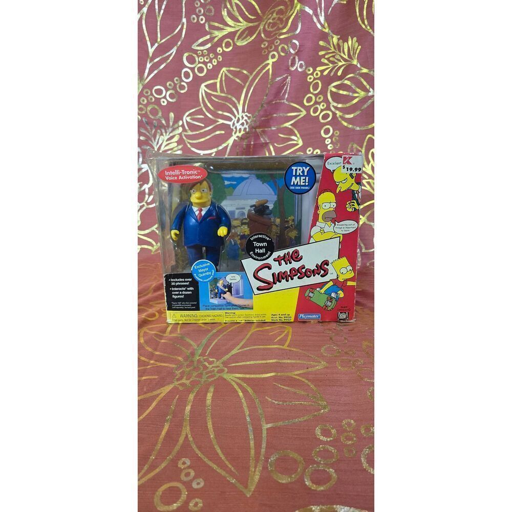 Playmates Toys The Simpsons Interactive Town Hall Environment, Mayor Quimby